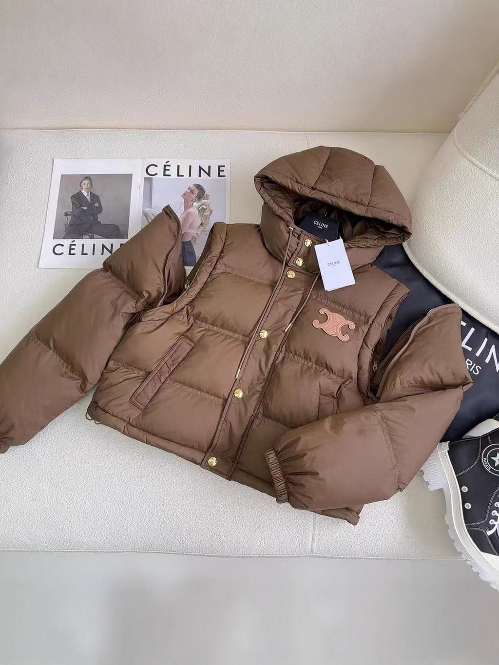 Brown Puffer Jacket