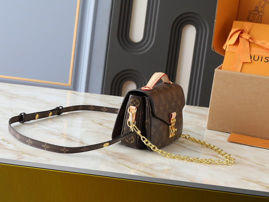 Bolso bandolera de cuero