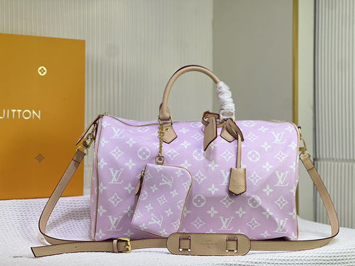 Bolsa de viaje rosa LV