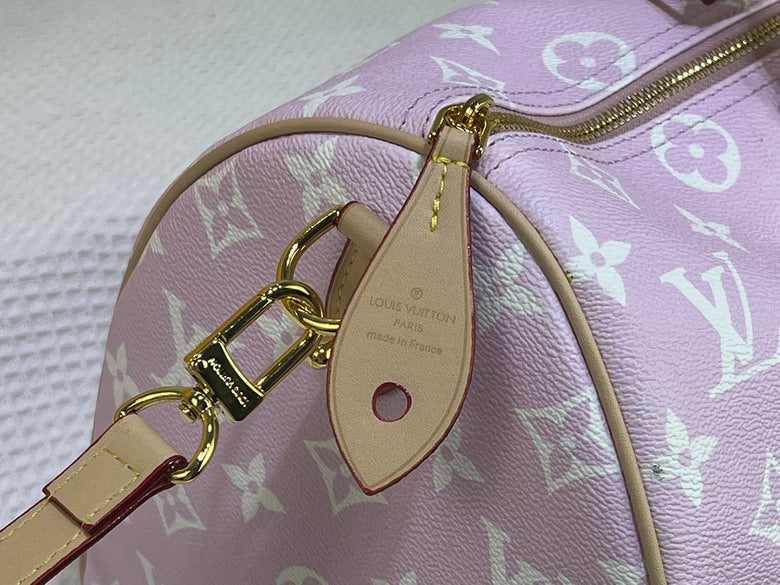 Bolsa de viaje rosa LV