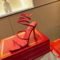 Cleo Crystal Strap Sandals