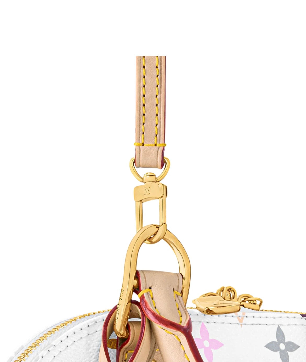 LV Alma BB Monogram Multicolor White