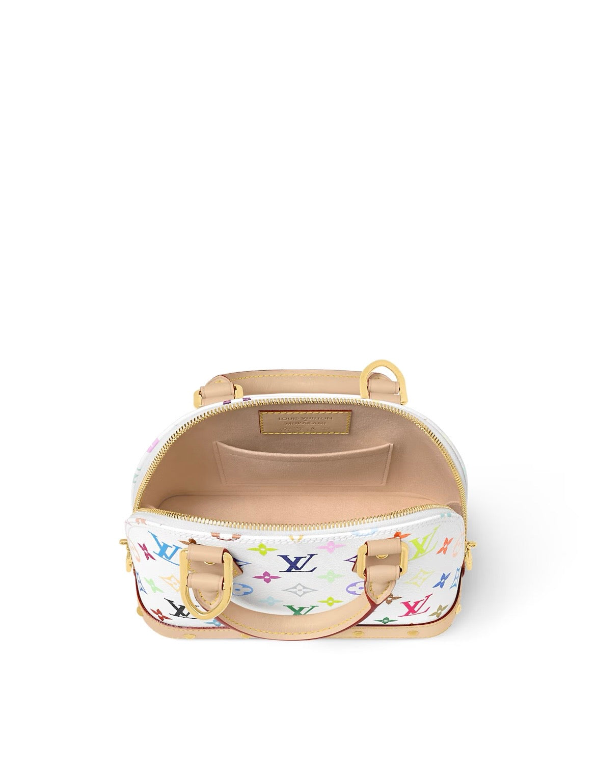 LV Alma BB Monogram Multicolor White