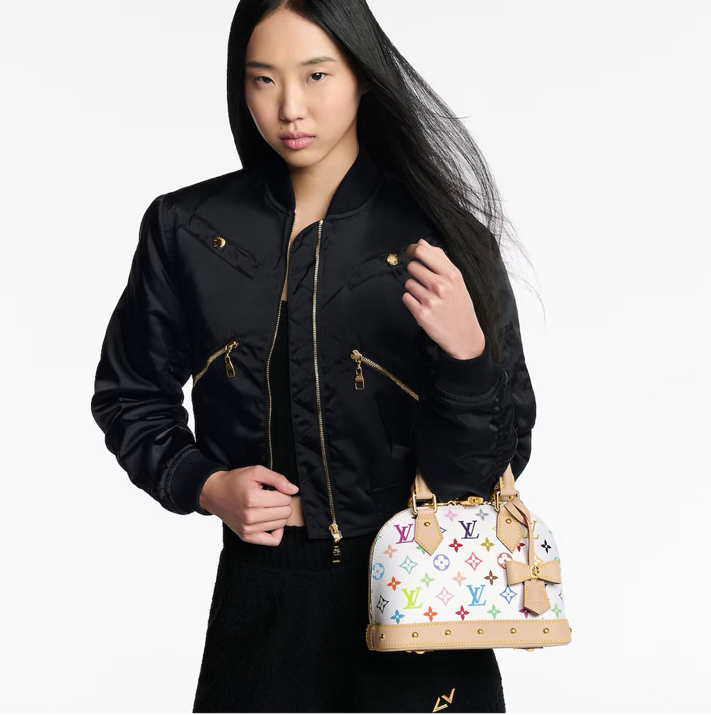 LV Alma BB Monogram Multicolor White