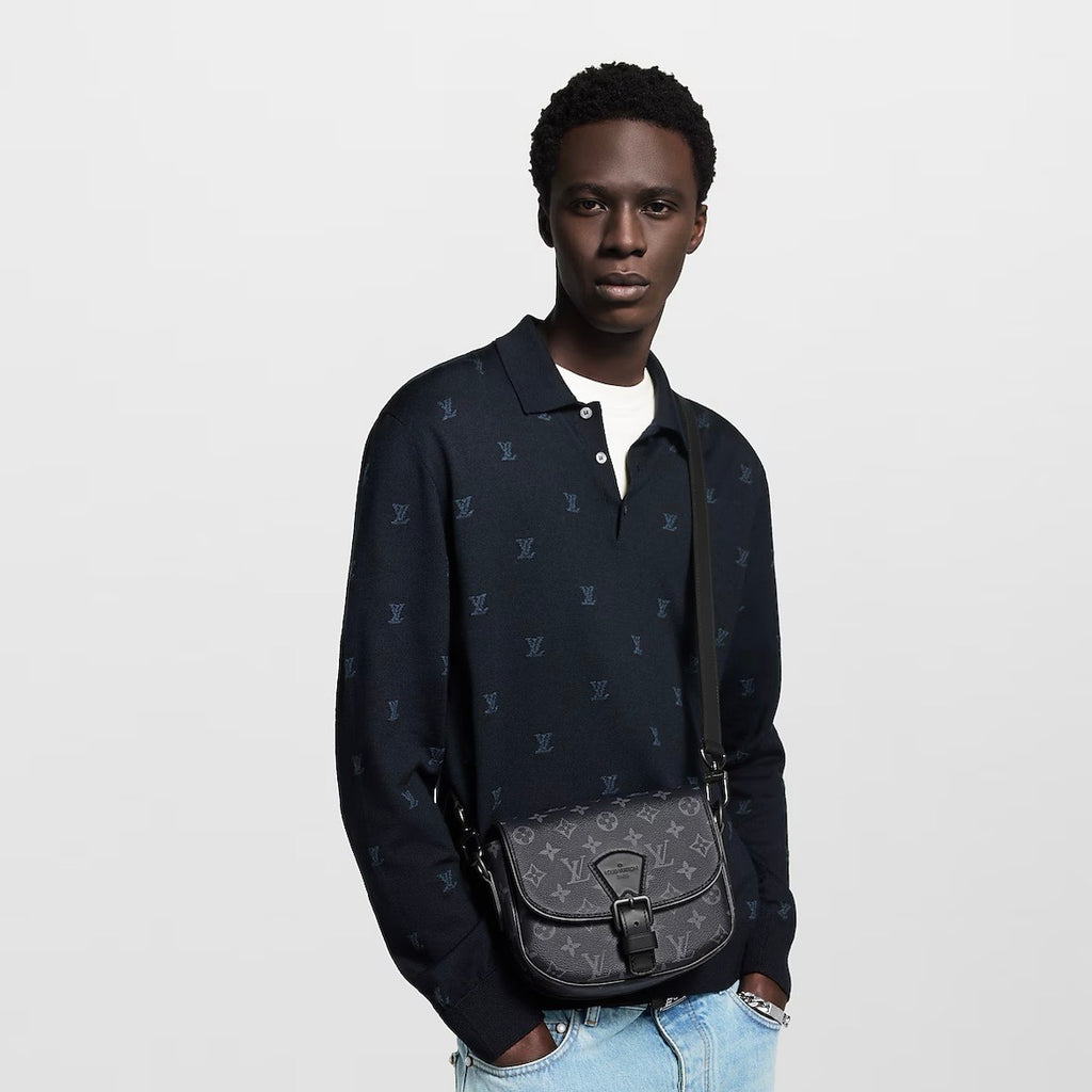 LV Montsouris Messenger PM en Monogram Eclipse