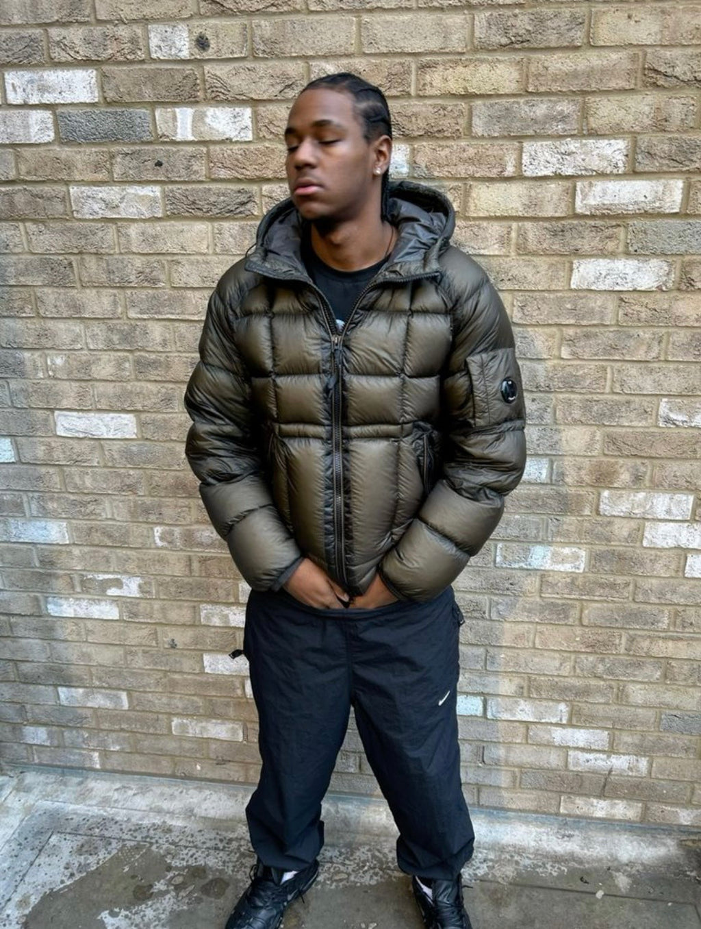 C.P. Company D.D. Shell Hooded Puffer Jacket