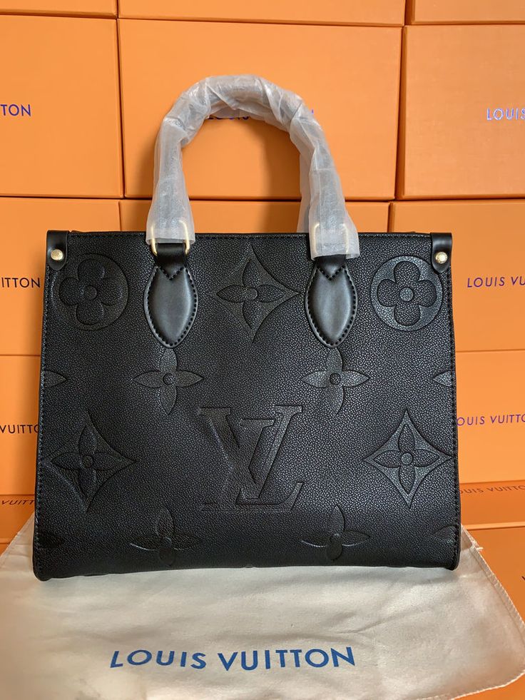 LV OnTheGo PM en piel Monogram Empreinte negro
