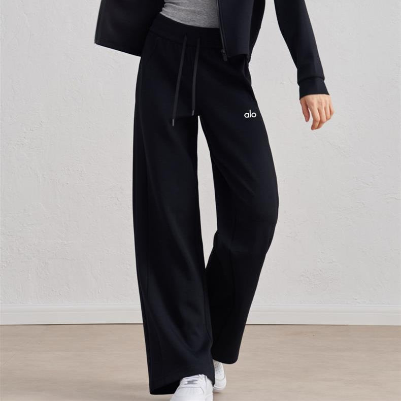 Wide-Leg Sweatpants