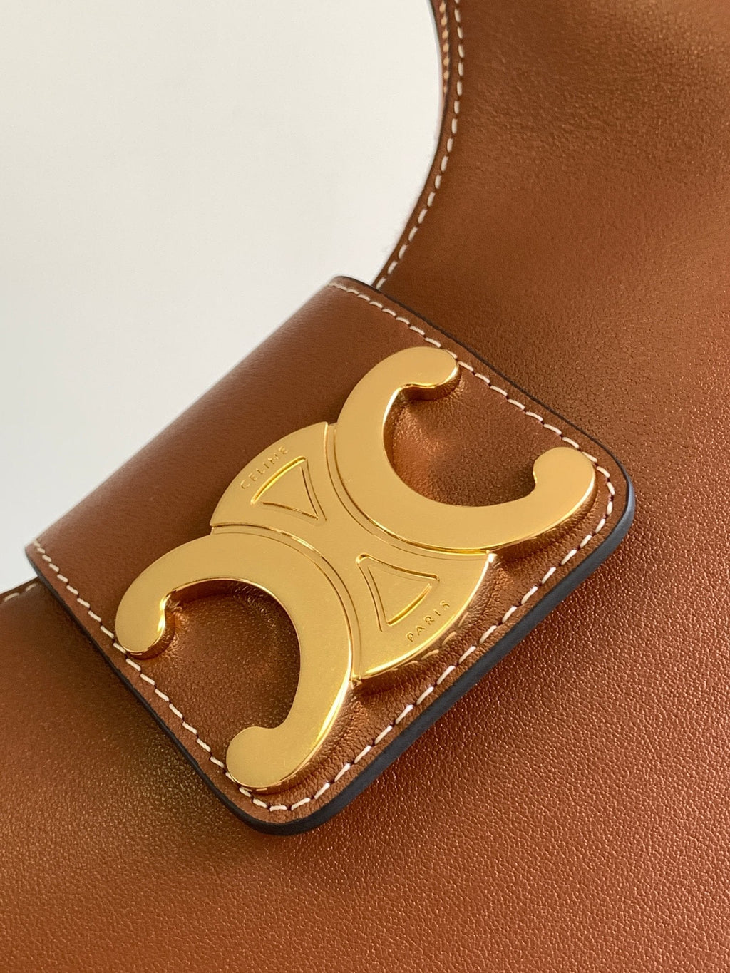 Calfskin Triomphe Shoulder Bag