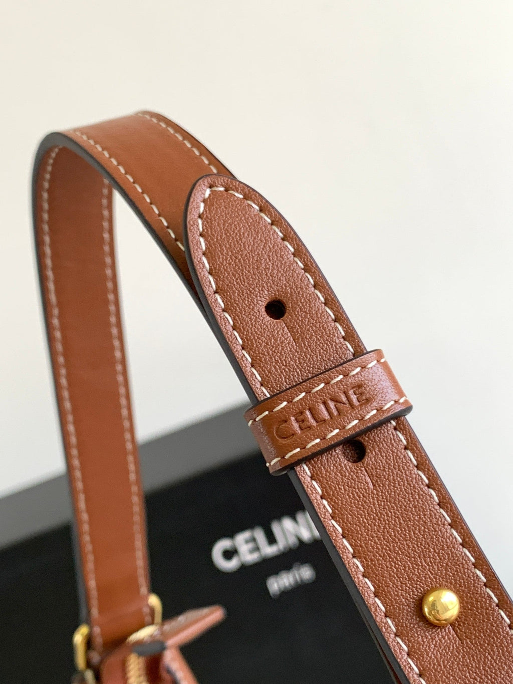 Calfskin Triomphe Shoulder Bag