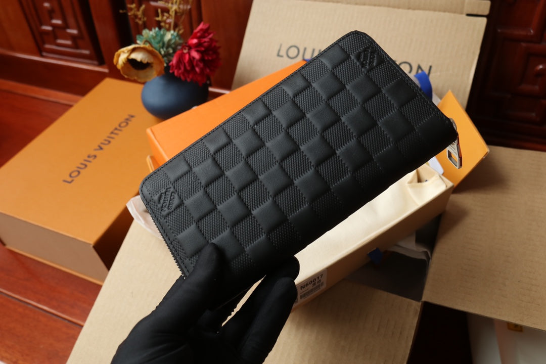 Monogram Zip Wallet