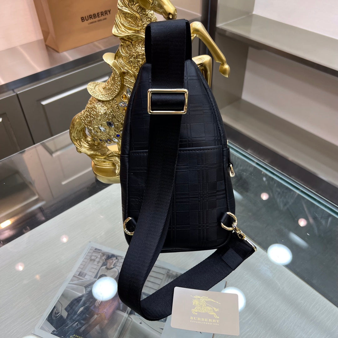 BB Leather Crossbody Bag
