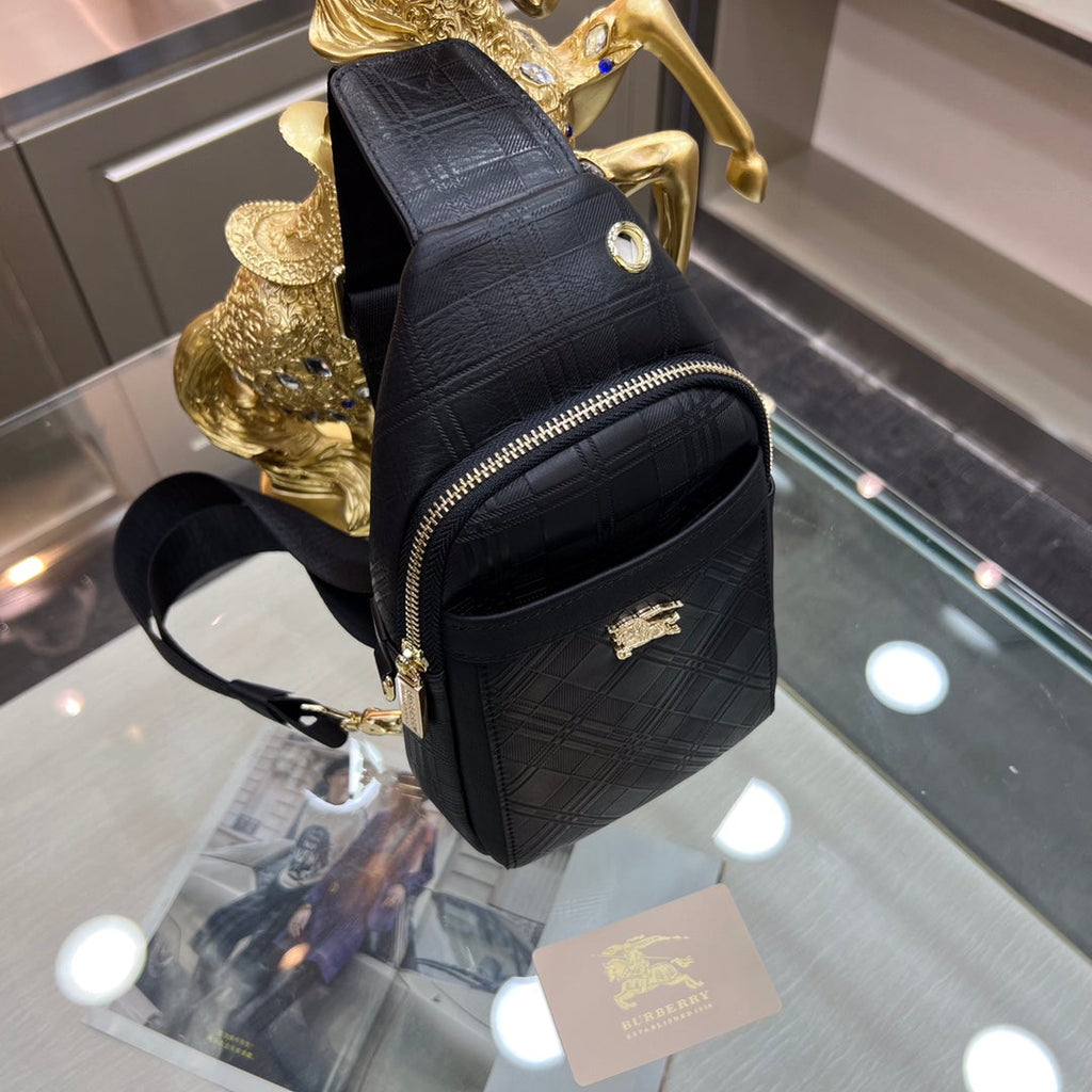 BB Leather Crossbody Bag