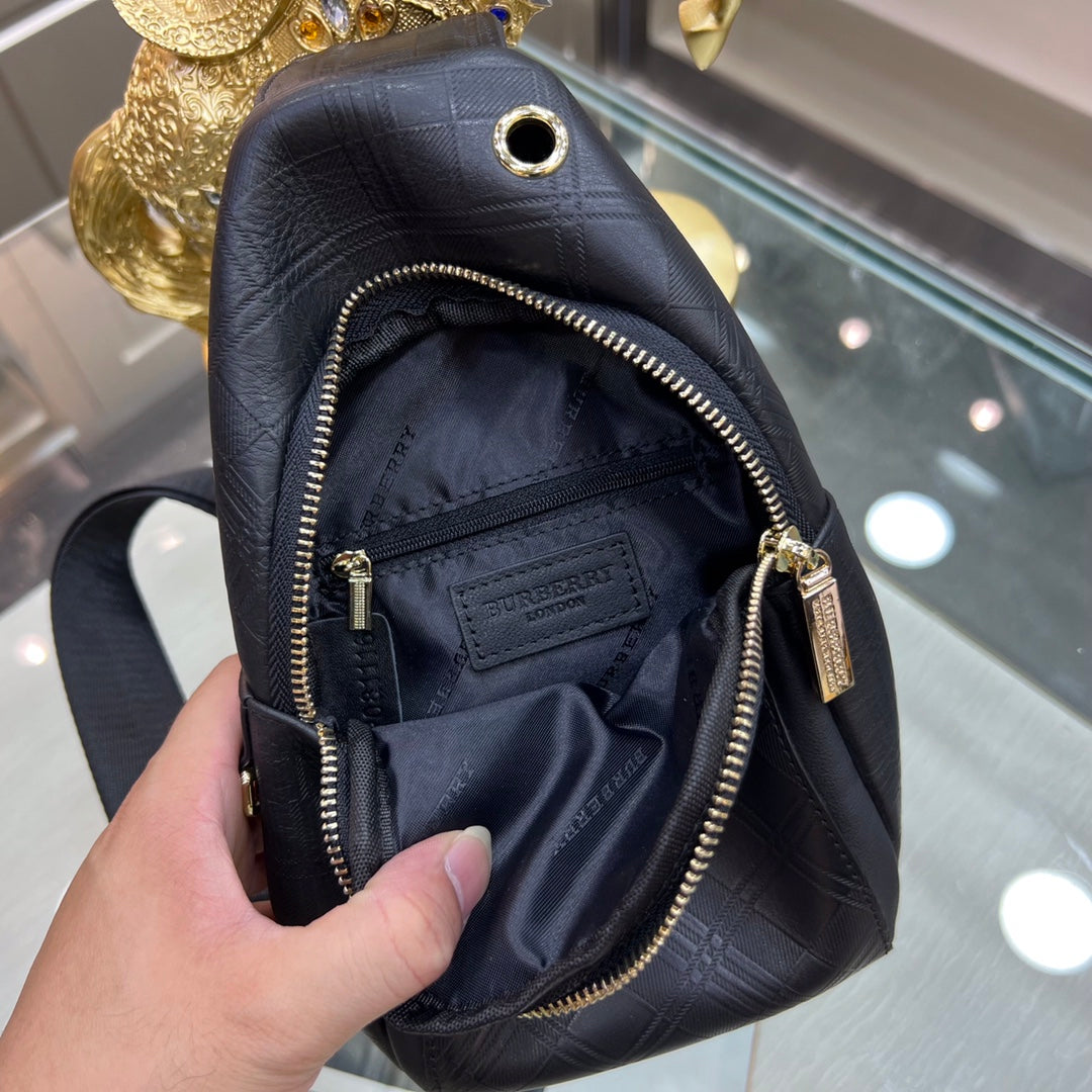 BB Leather Crossbody Bag