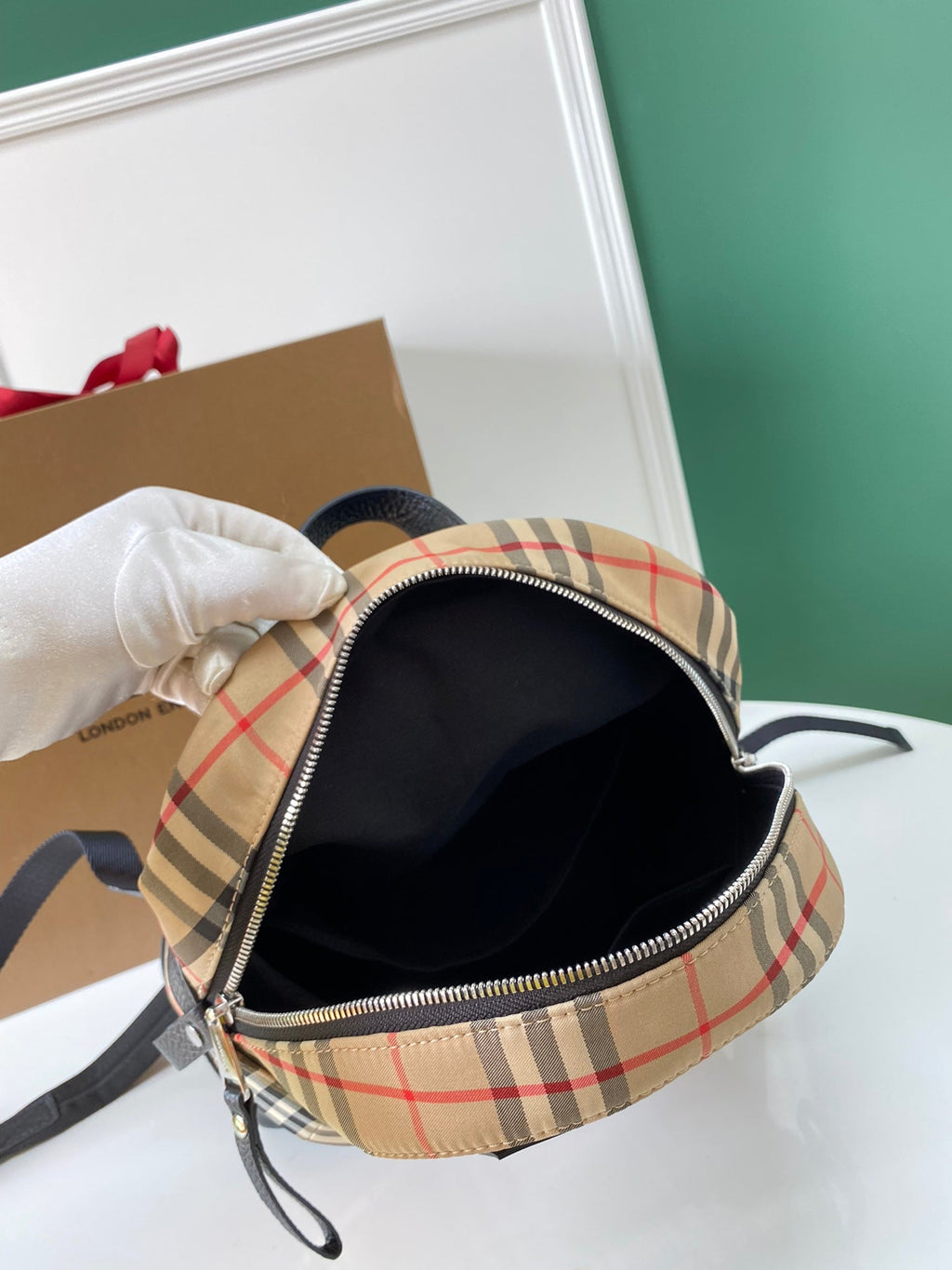 Retro Checkered Backpack
