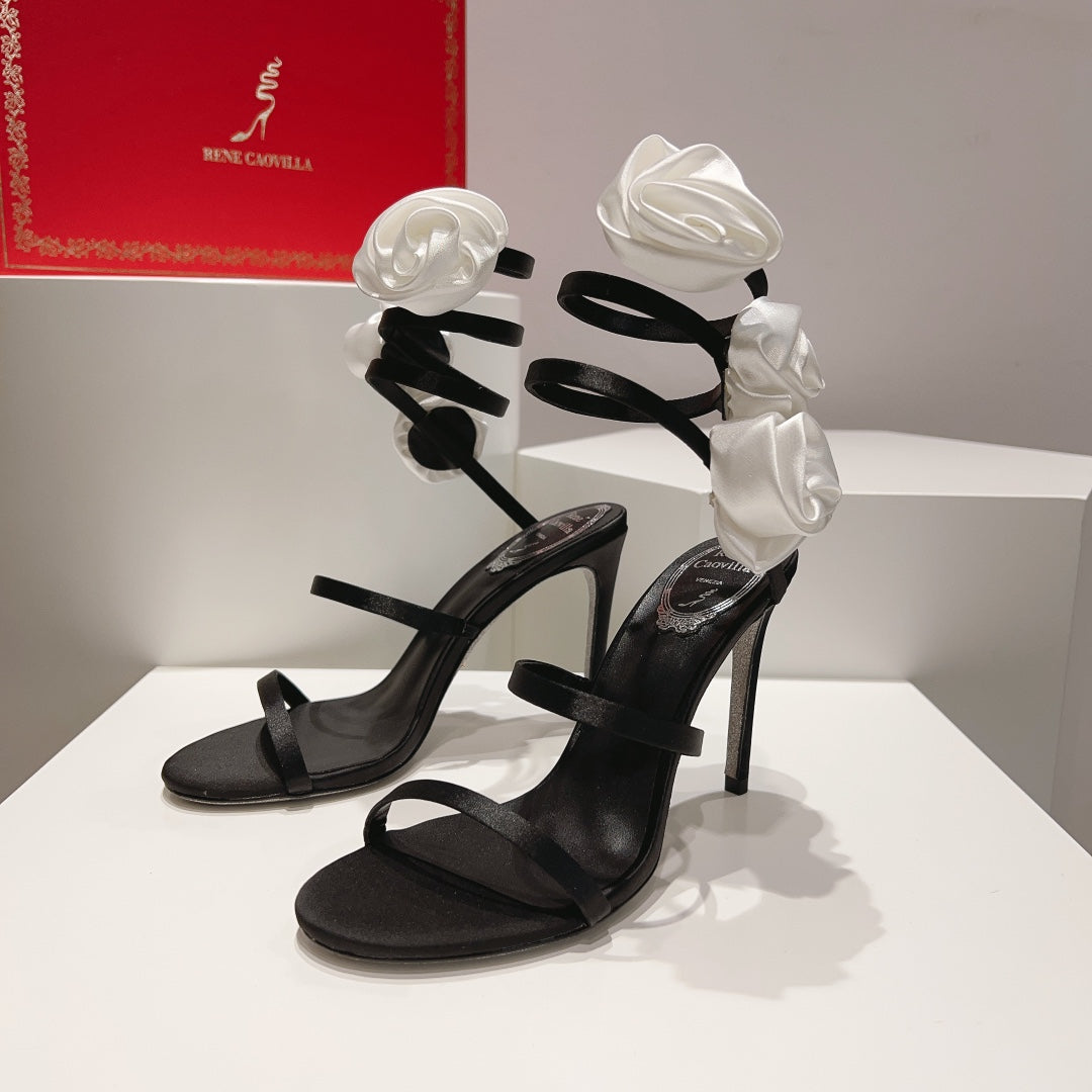 Floriane Flower Heels