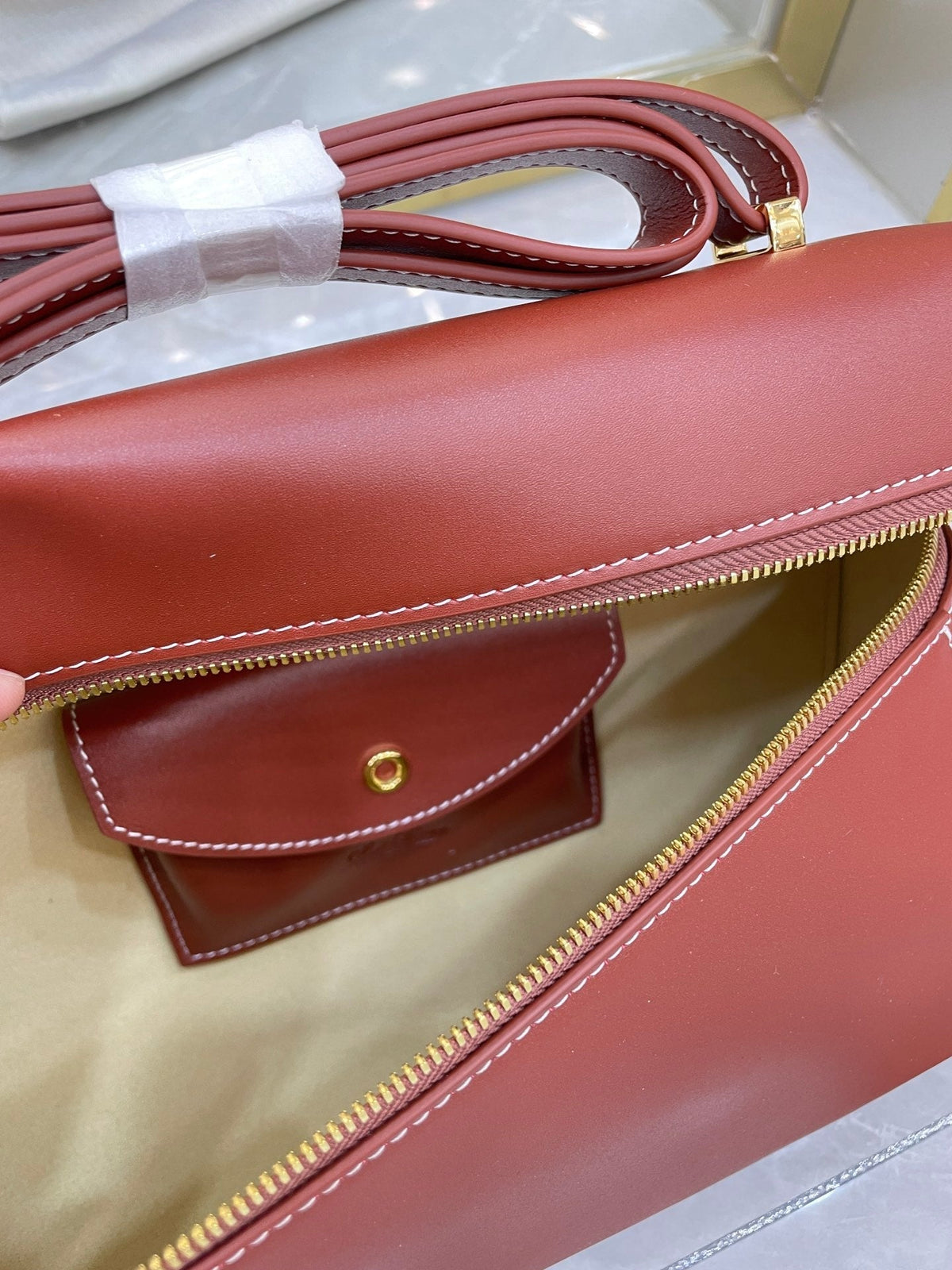 Saddle Loro Leather Bag