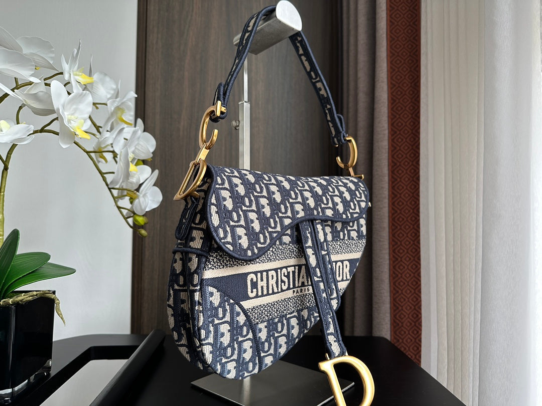 Denim Saddle Bag