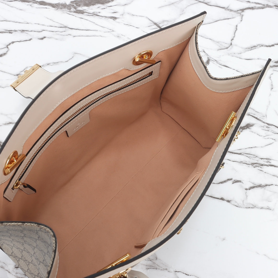 Apricot White Bag
