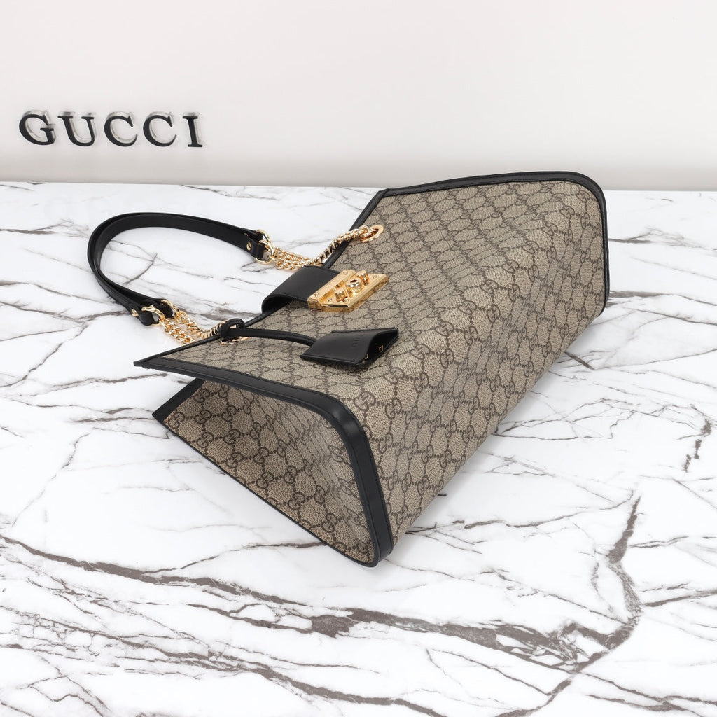 Lock Leather Bag