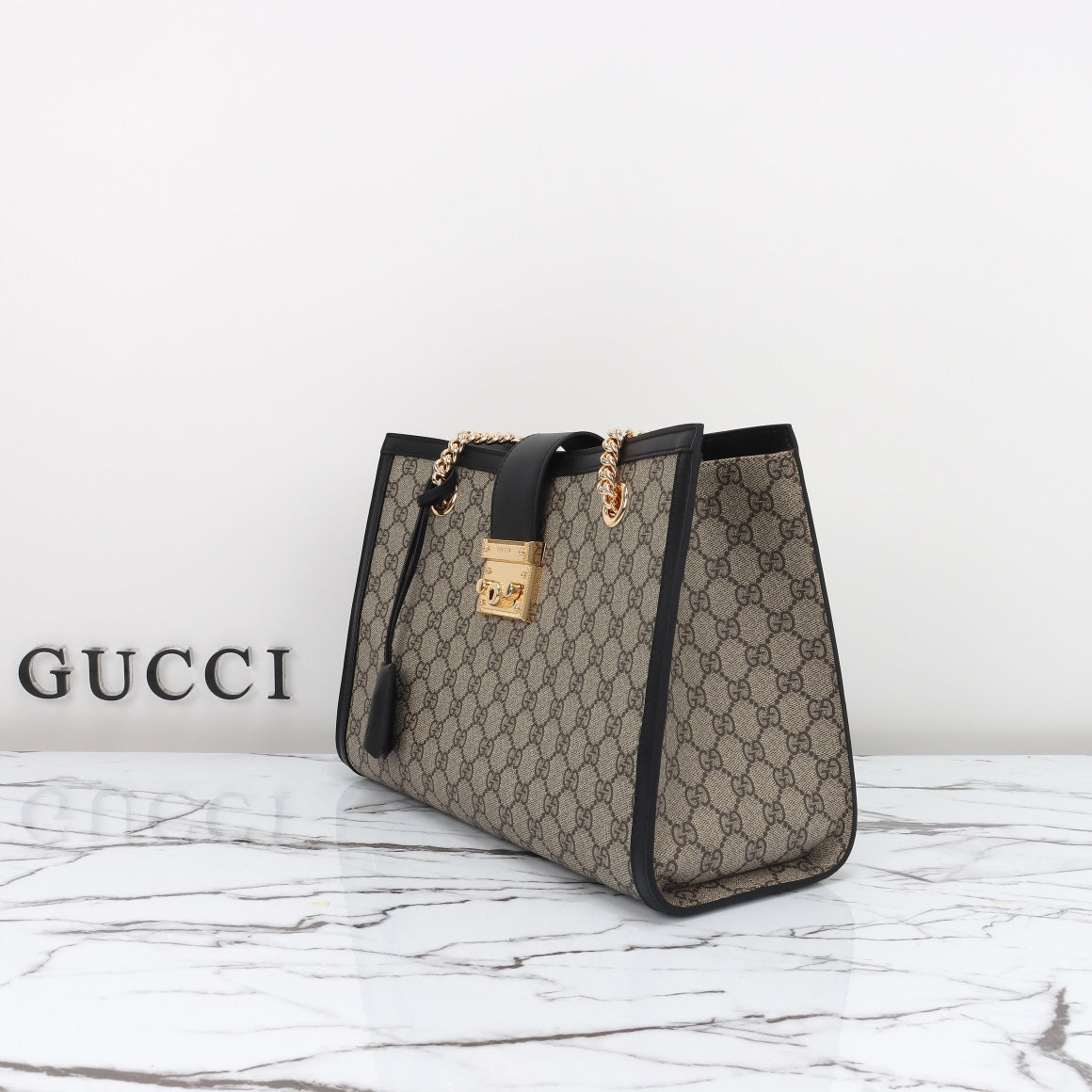Lock Leather Bag