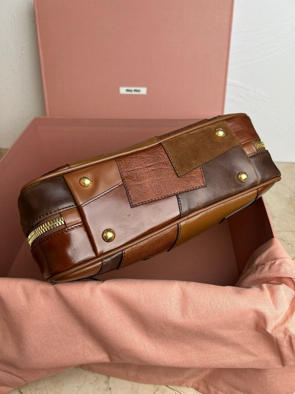 Patchwork Bowling Bag