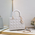 Lady D Style Shoulder Bag – White (24cm)