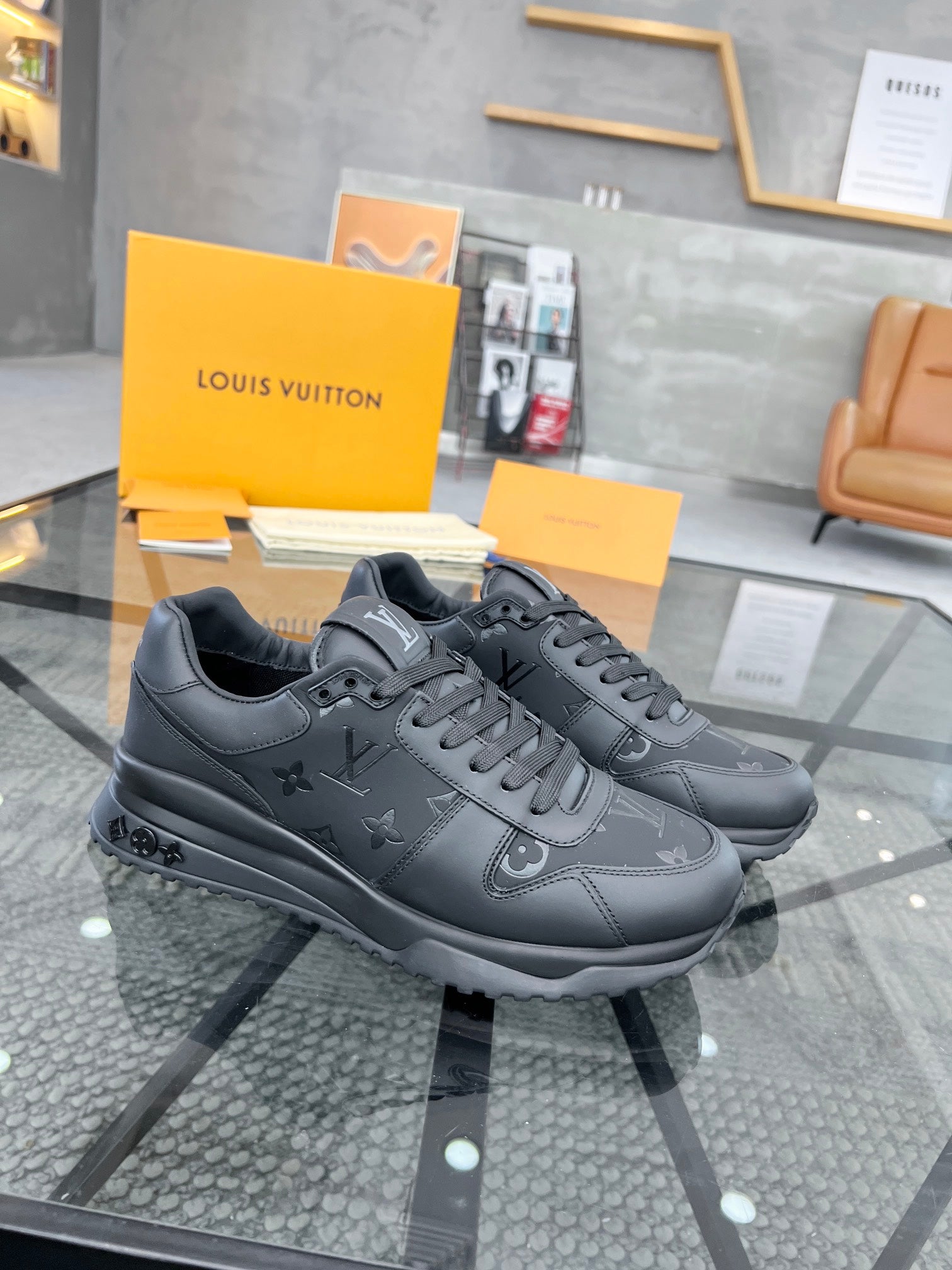 Premium Italian Leather Street-Style Sneakers