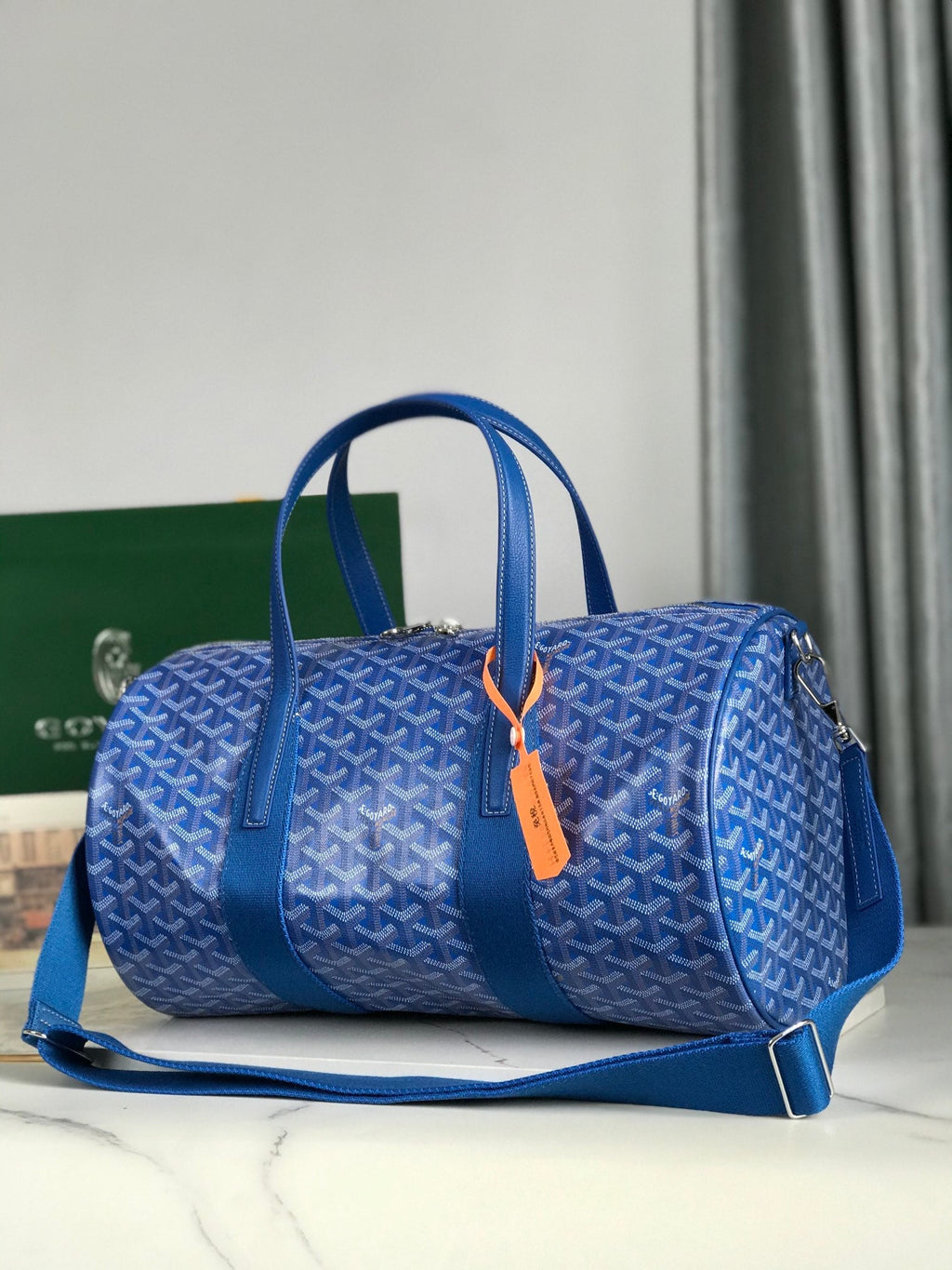 Barrel Travel Sports Bag – Blue (40cm)