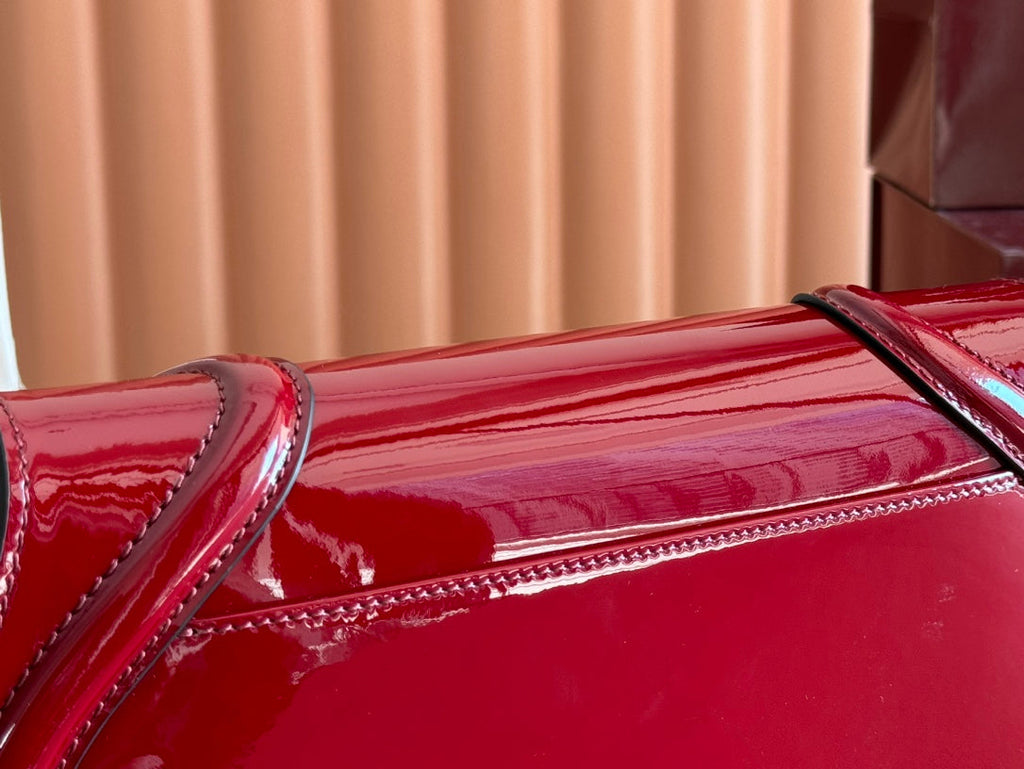 Blondie Small Shoulder Bag Red Patent Leather
