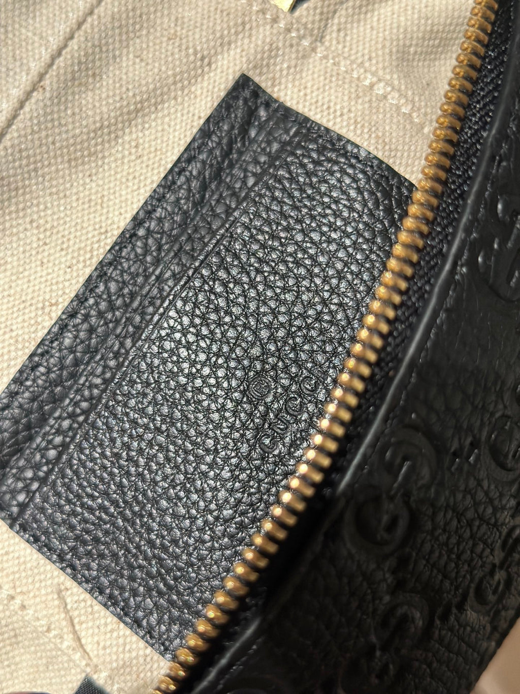 Shoulder Bag Pressed Leather