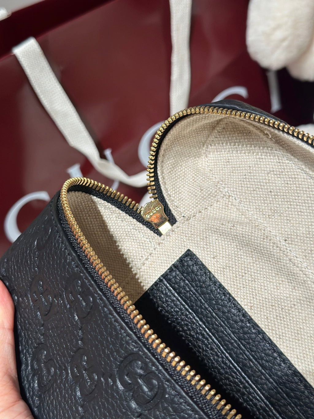 Shoulder Bag Pressed Leather
