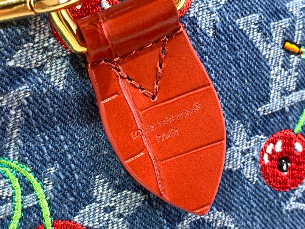 Monogram Denim Cerise