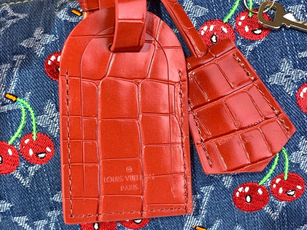 Monogram Denim Cerise