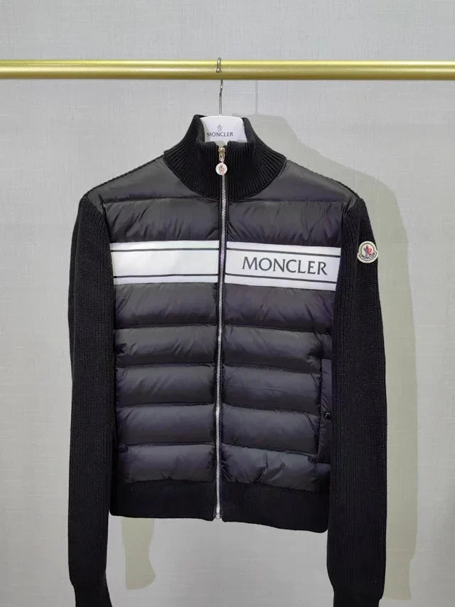 Hybrid Puffer Knit Jacket